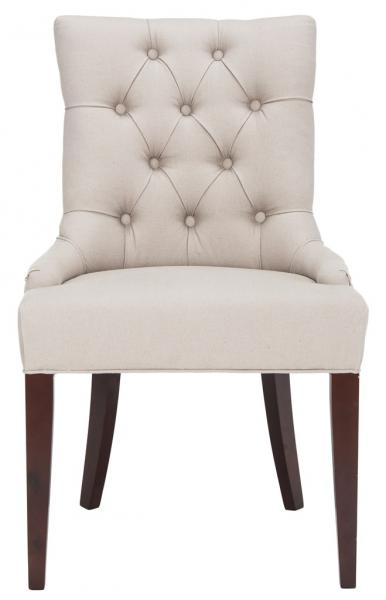 Amanda Linen Tufted Chair