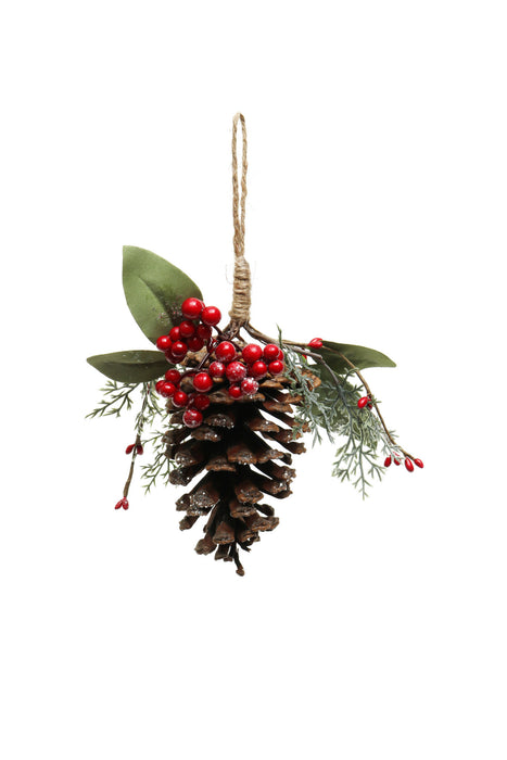 Pine Cone Bell Drop Ornament