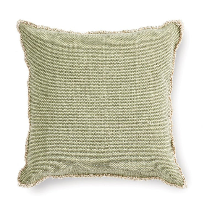 Woven Fringed Square Pillow
