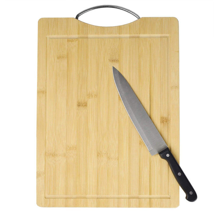 Bamboo Cutting Board With Handle