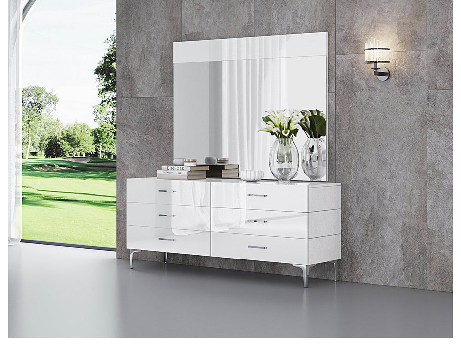 Diva Double Dresser - White