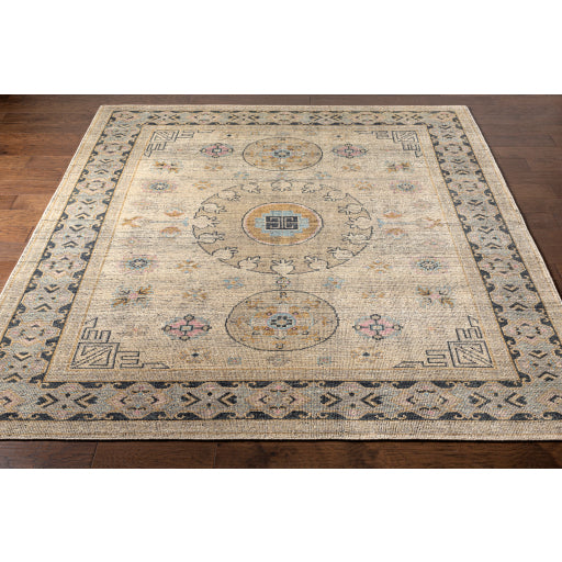 Smyrna Mustard 6x9 Wool Rug