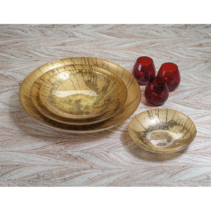 Golden Pearl Centerpiece Bowl