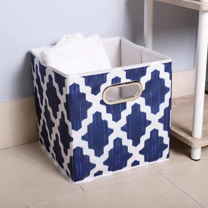 Non-Woven Storage Bin With Grommet Handle