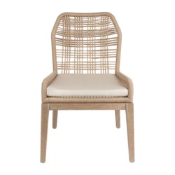 Vega Woven Side Chair - Cream