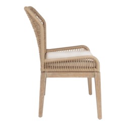 Vega Woven Side Chair - Cream