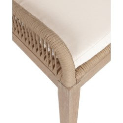 Vega Woven Side Chair - Cream