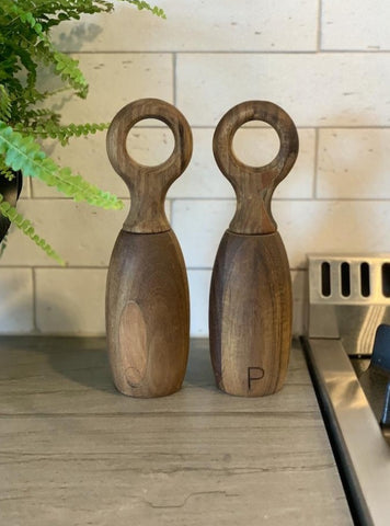 Acacia Wood Salt & Pepper Mills