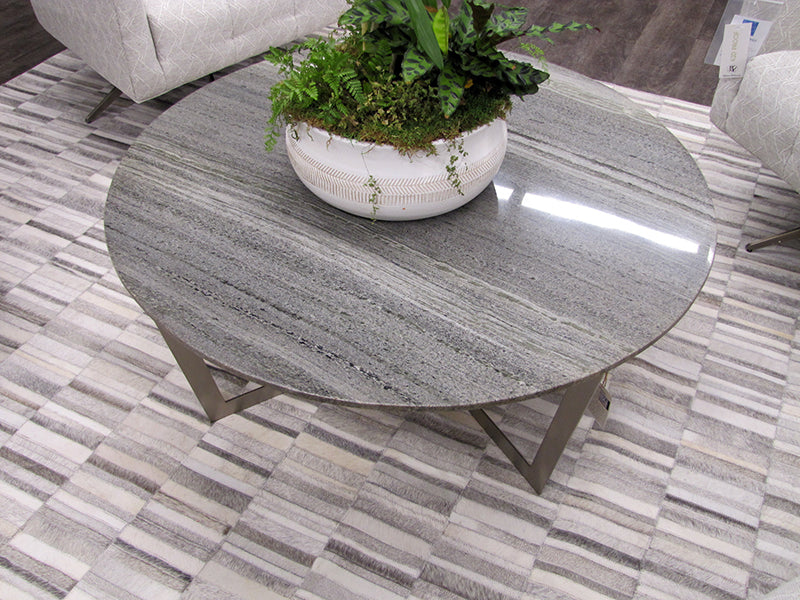 Yazo Nickel Coffee Table