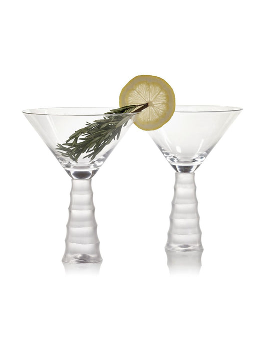 Sagano Bamboo Stem Martini Glass